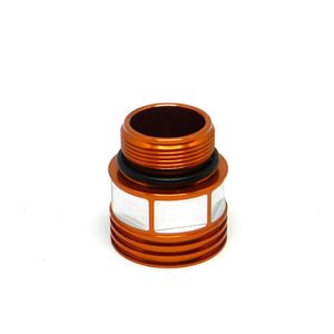 Expansor Corto de Depósito de Líquido de Freno Trasero Brembo BMS Racing Naranja
