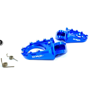 Descansa pies Ktm Husaberg Husqvarna Sherco 2006 a 2016 Bms Racing Azul