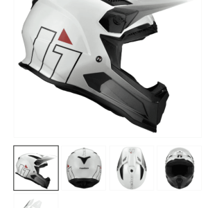 CASCO HEBO Hmx-P01 Brain COLOR  BLANCO CON GRIS TALLA M