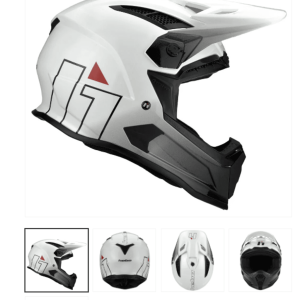 CASCO HEBO Hmx-P01 Brain COLOR BLANCO CON GRIS TALLA L